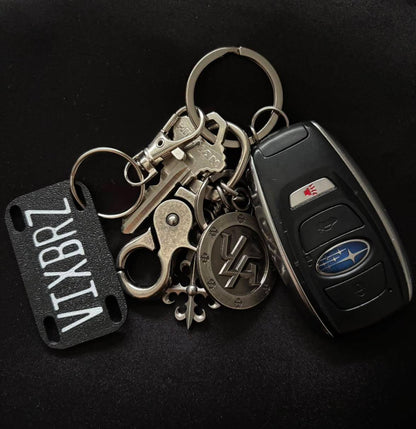 Smart ID Plate Keychain