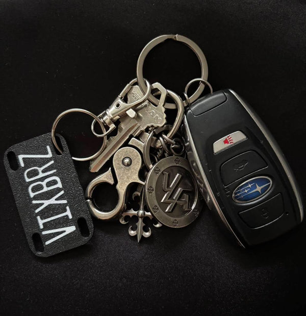 Smart ID Plate Keychain